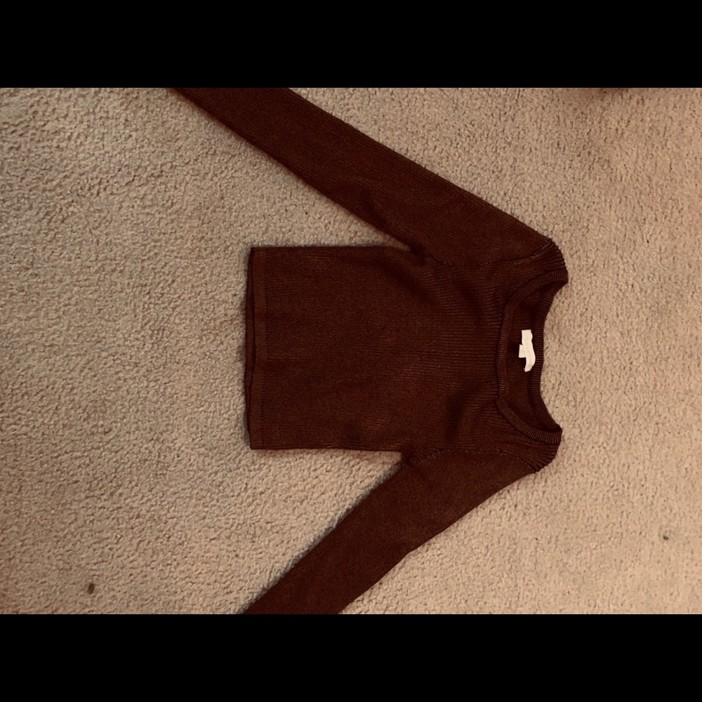 Sweater crop top